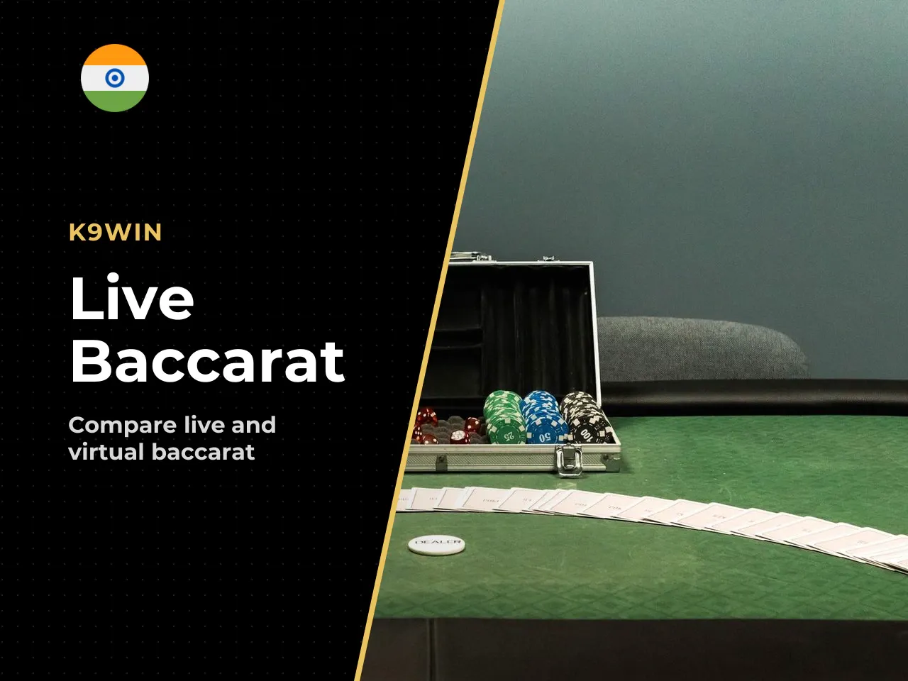 Live Dealer Baccarat vs Standard Online