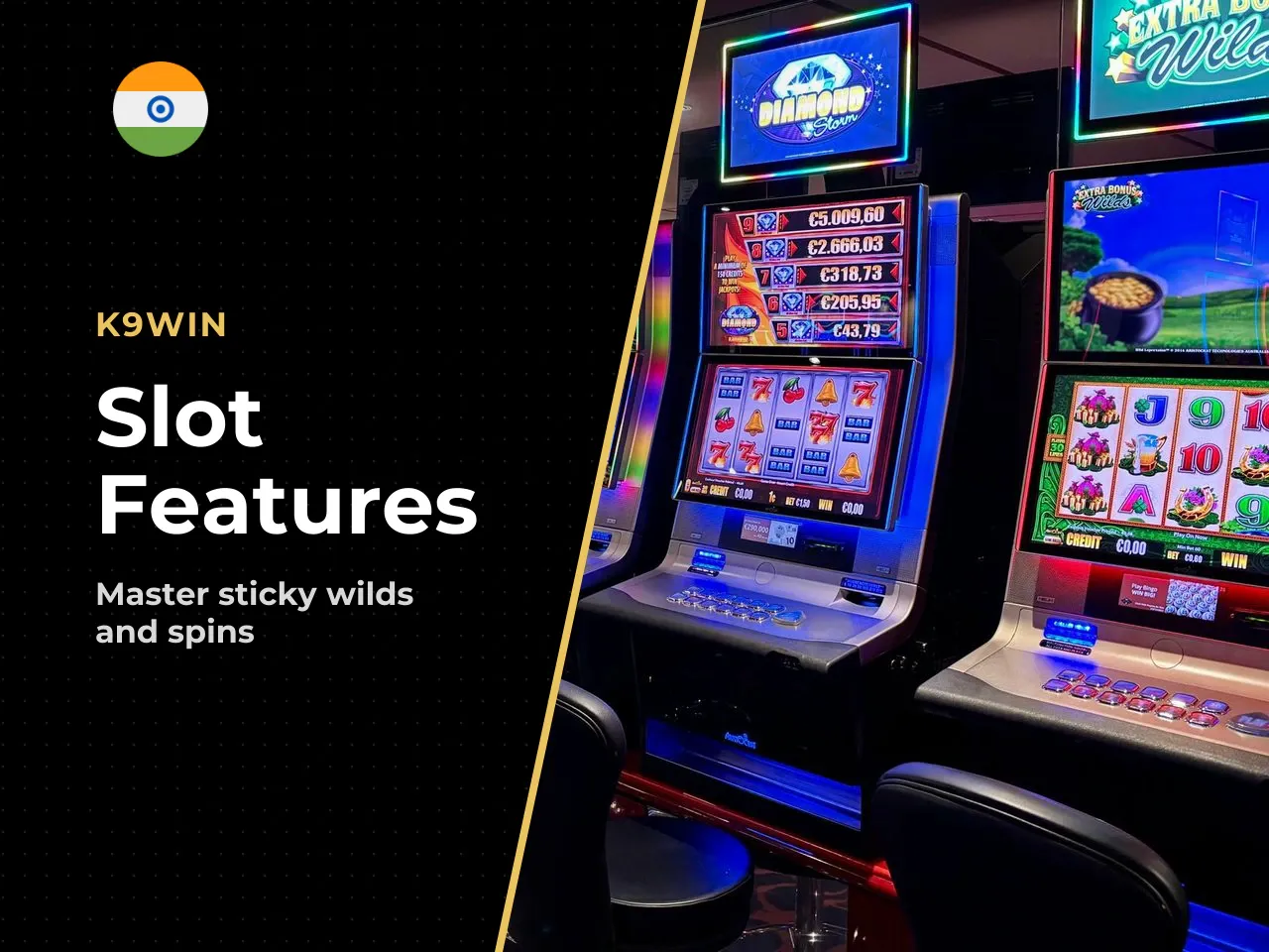 Wilds, sticky wilds, and free spins