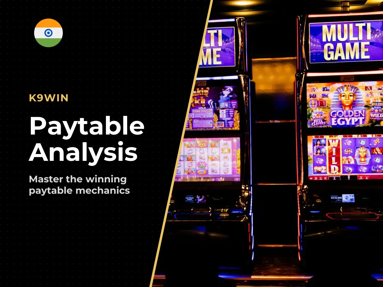 How the paytable supports wins. The